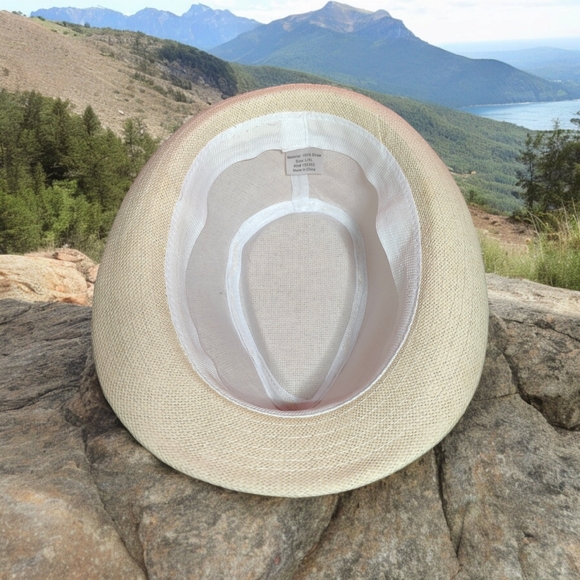 🍄Classic Unisex Trilby Straw Fedora Hat - Picture 7 of 10